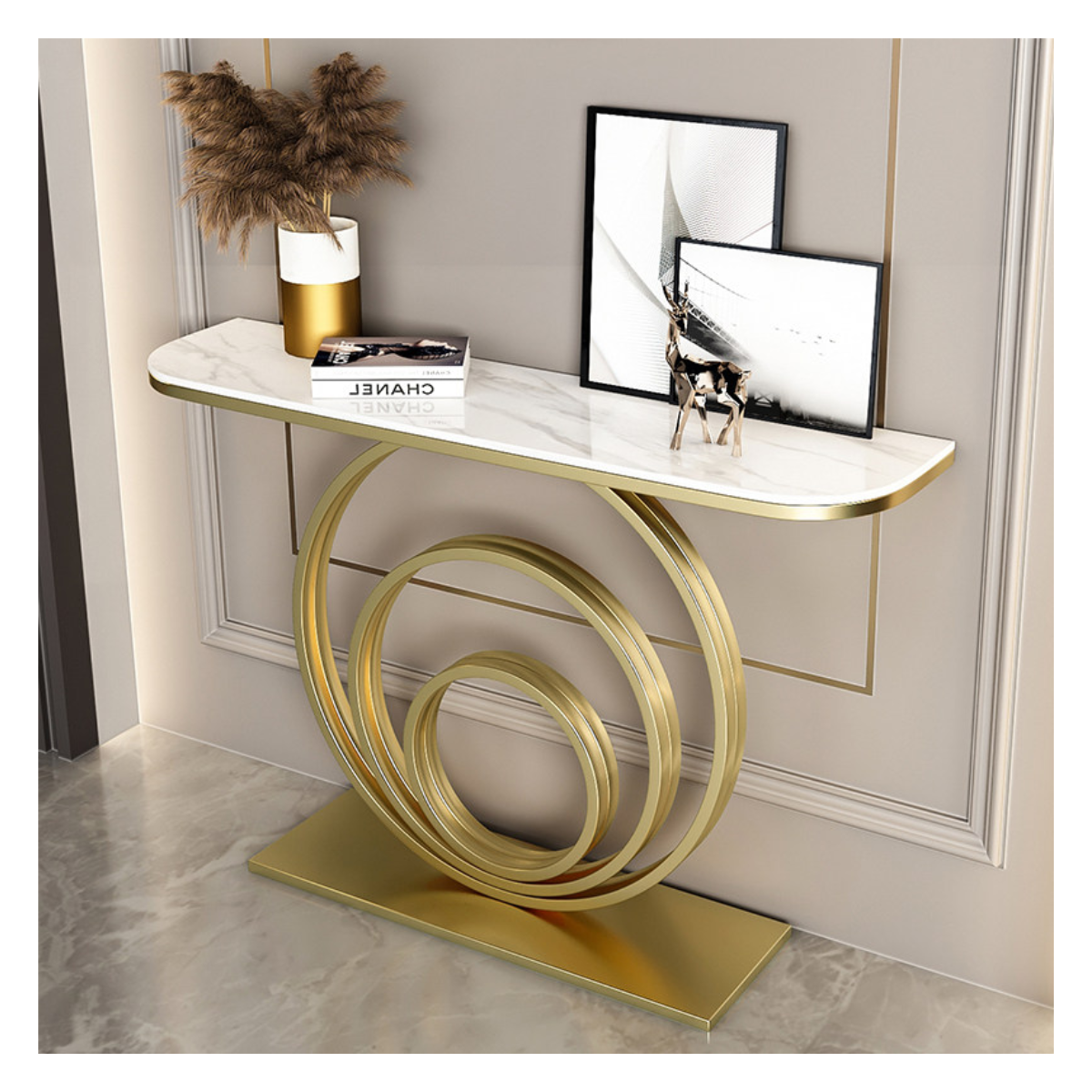 Nebula Ring Console Side Table